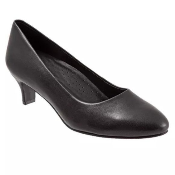 Trotters Shoes - Trotters Fab Black Pump Comfort Support Heel